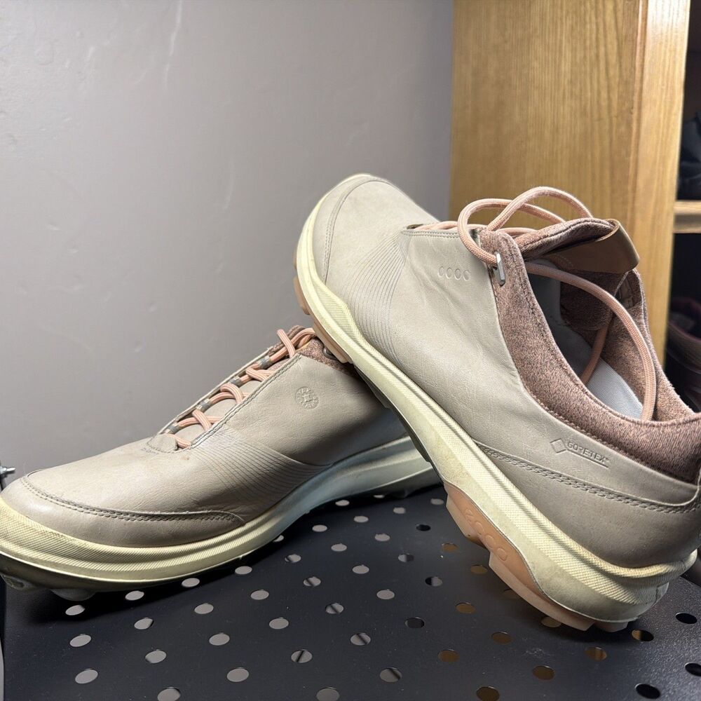 ECCO Golf Biom Hybrid Shoes Womens 11 EU 42 Beige